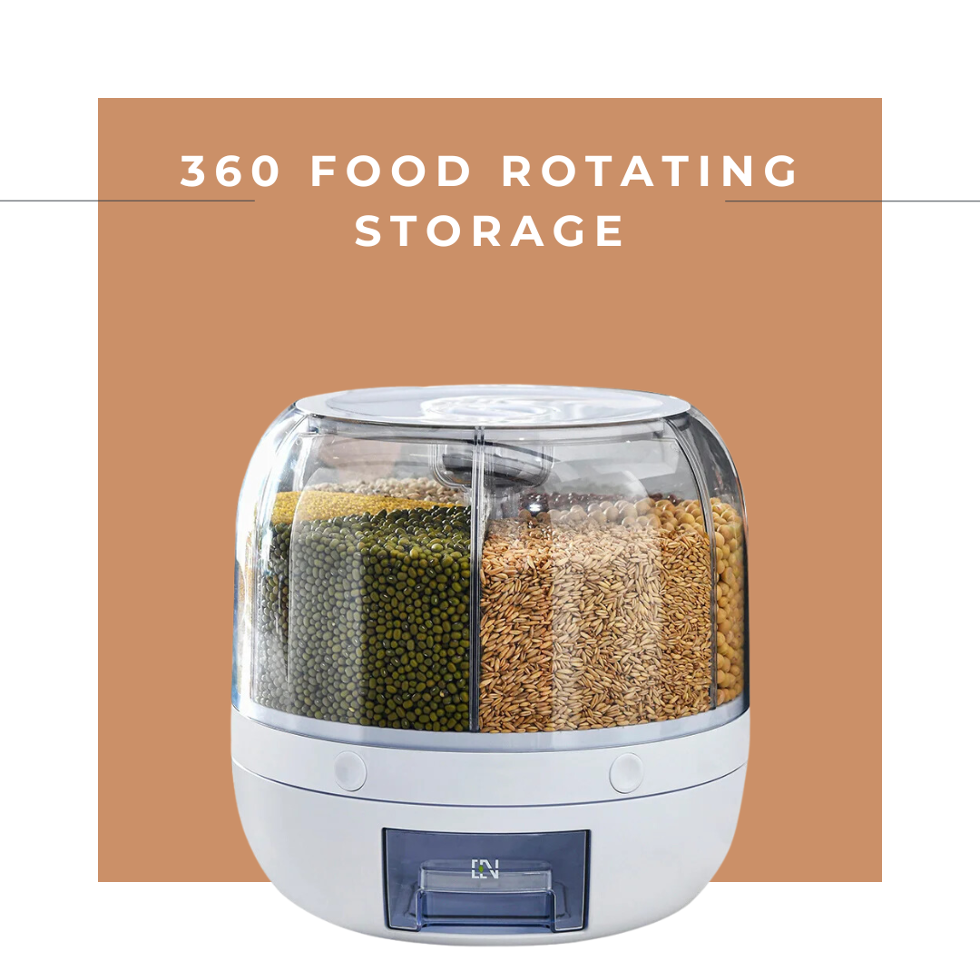 360 food rotating storage