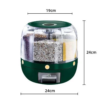 360 food rotating storage