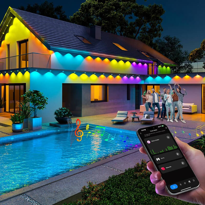 iToolMax Smart RGBIC Permanent Outdoor Lights