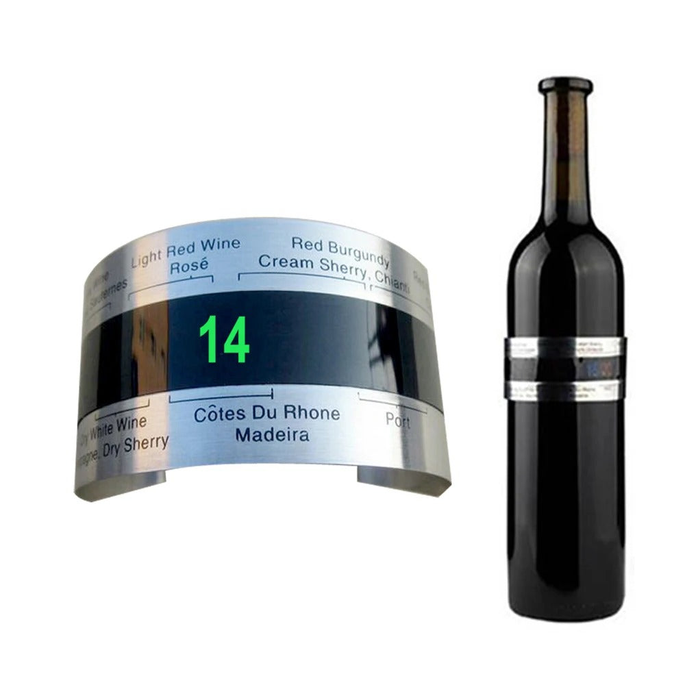 Stainless Steel LCD Wine Thermometer