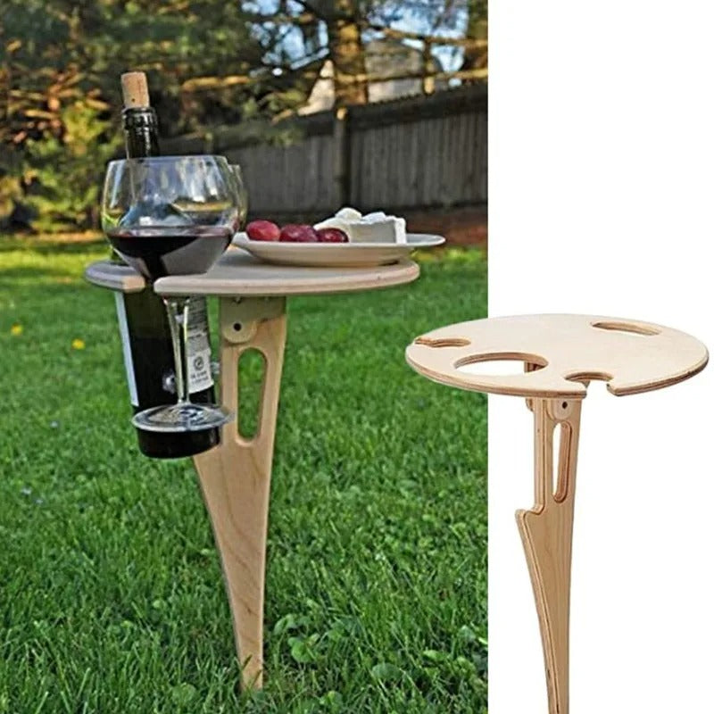 Mini Foldable Wine Table