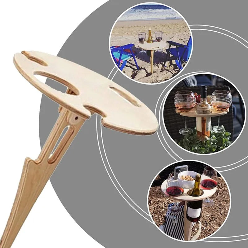 Mini Foldable Wine Table