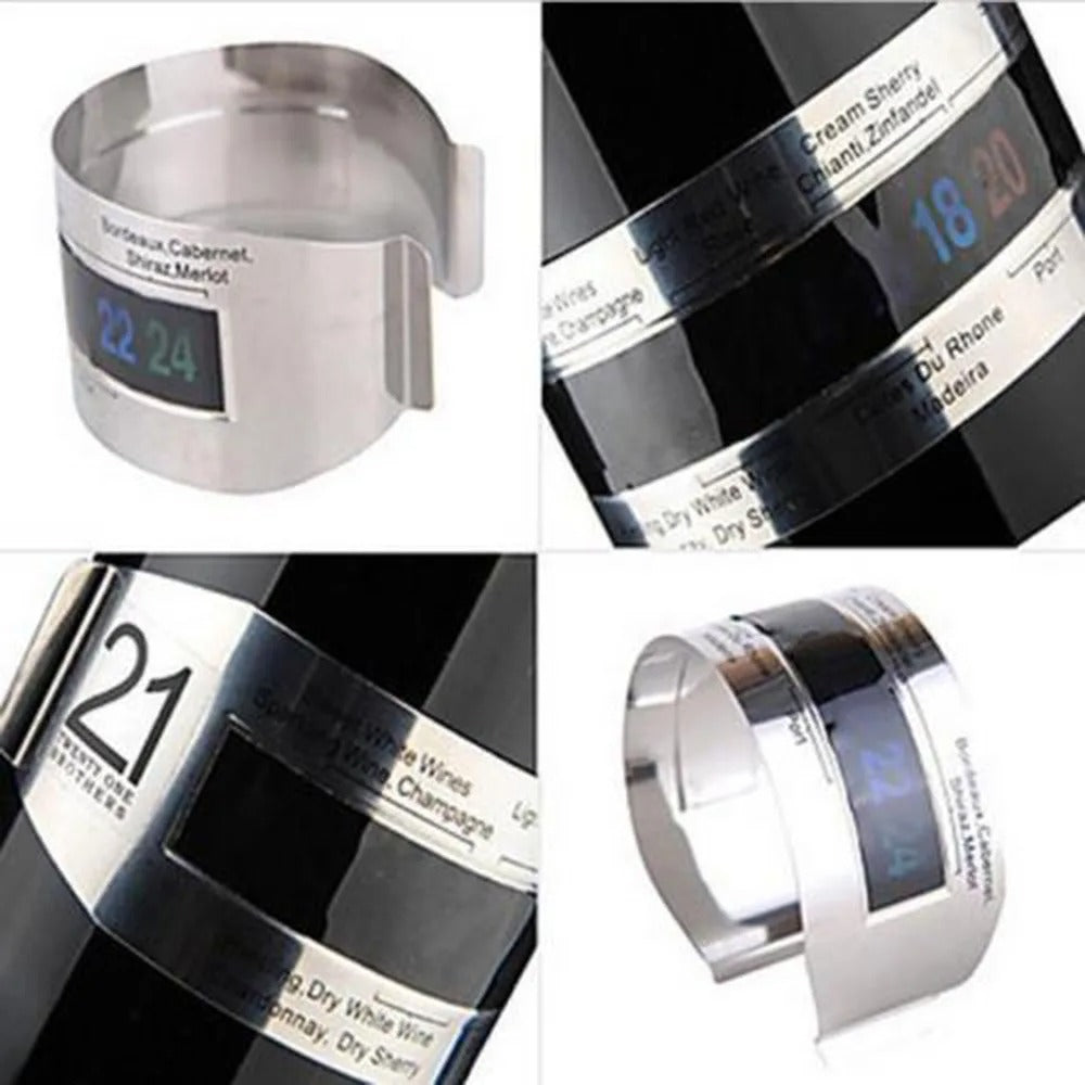 Stainless Steel LCD Wine Thermometer