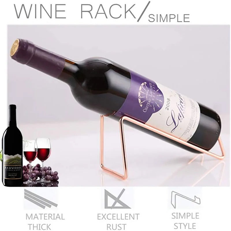 Simple Electroplating Craft Wine Rack