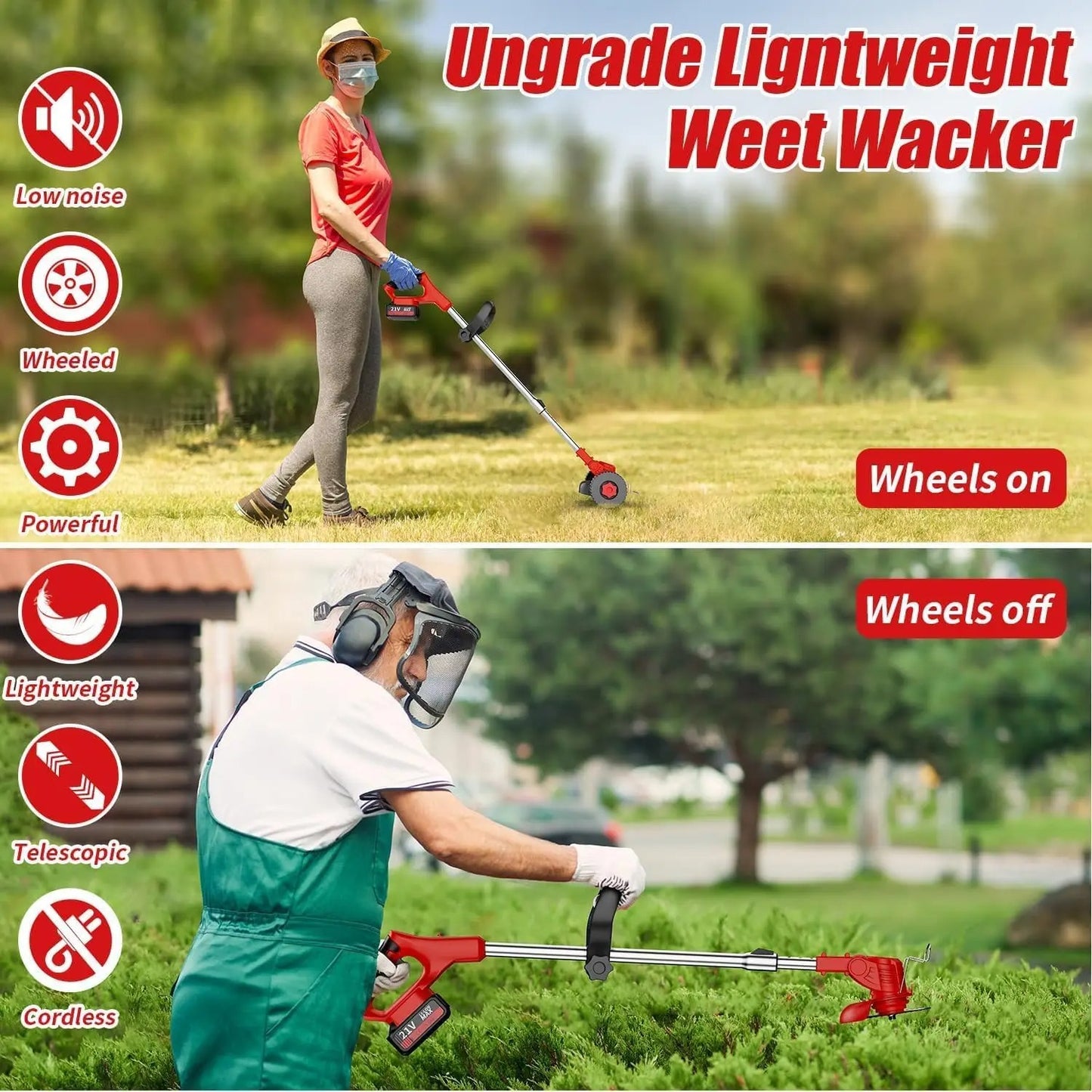 3 In 1 Cordless Grass Trimmer