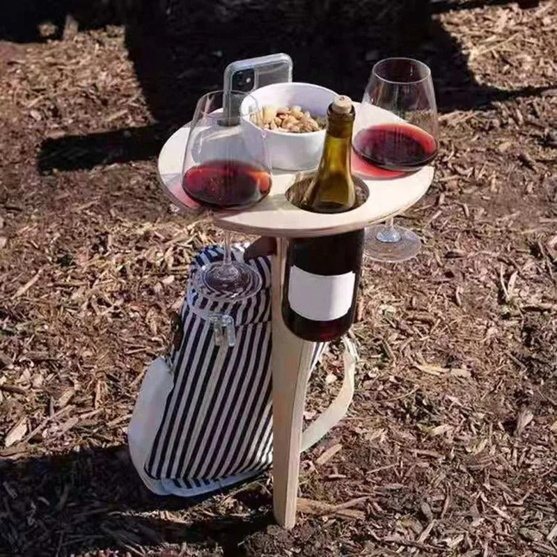 Mini Foldable Wine Table