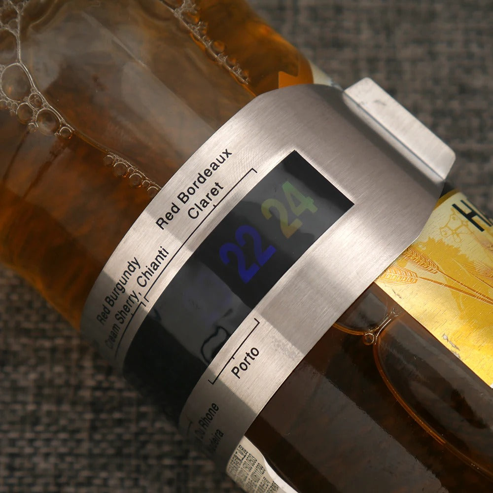 Stainless Steel LCD Wine Thermometer