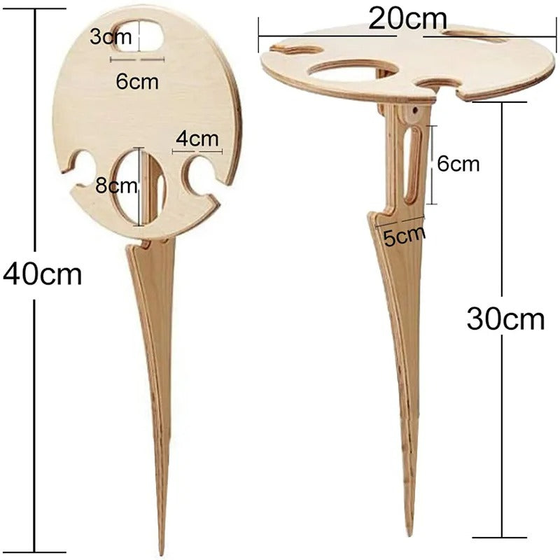 Mini Foldable Wine Table