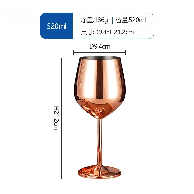 Stainless Steel Wine Glass
