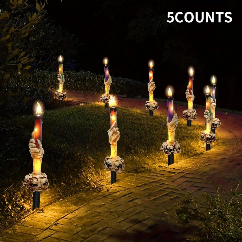 Houseska® Solar Powered Skull Candle Light