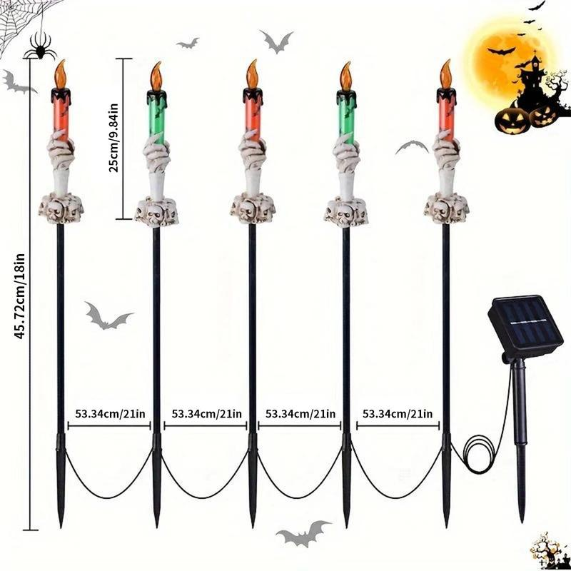 Houseska® Solar Powered Skull Candle Light
