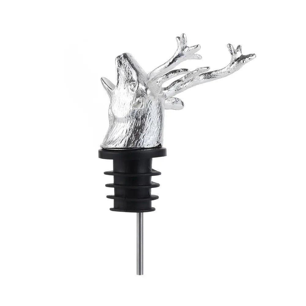 Pourer & Stopper Deer Head Wine