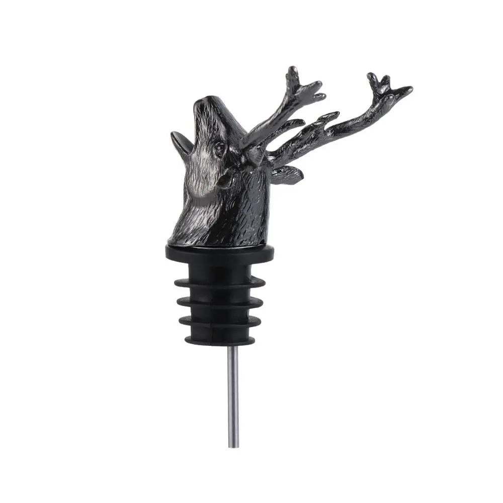 Pourer & Stopper Deer Head Wine