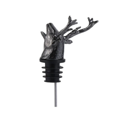 Pourer & Stopper Deer Head Wine