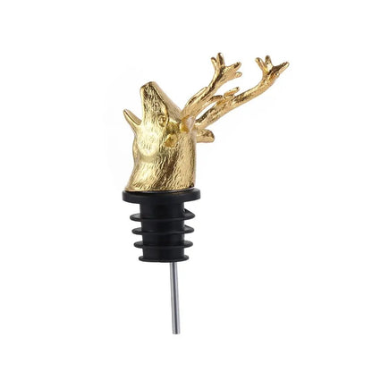 Pourer & Stopper Deer Head Wine